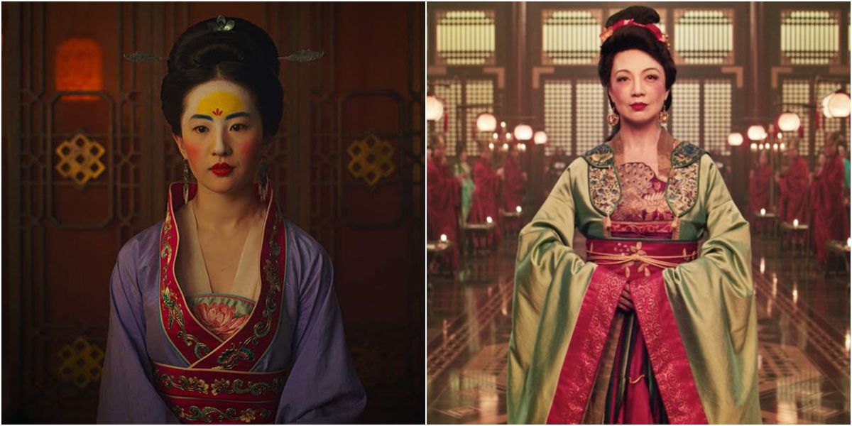 Mulan in tradition Chinese garment, Mulan 2020