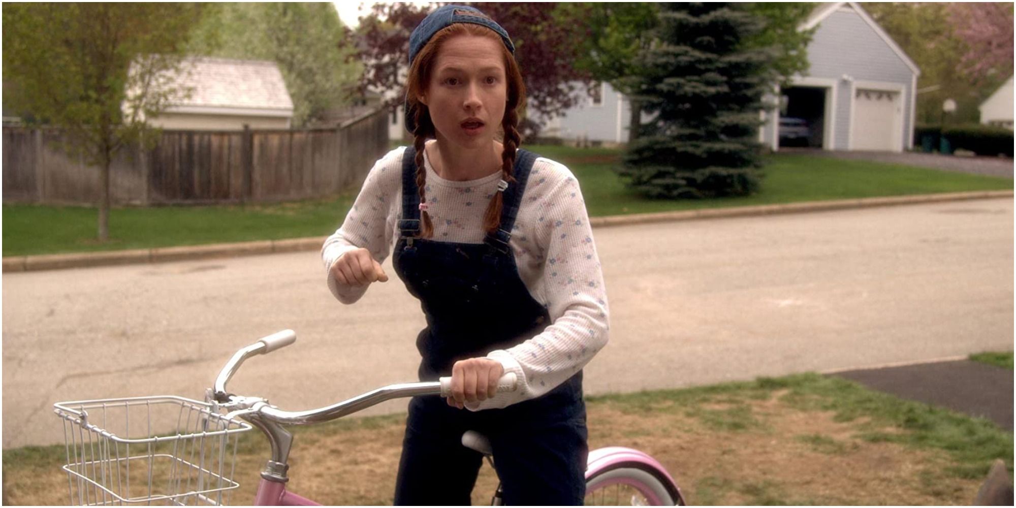 A screenshot of Ellie Kemper as Jamie in Mystery Team