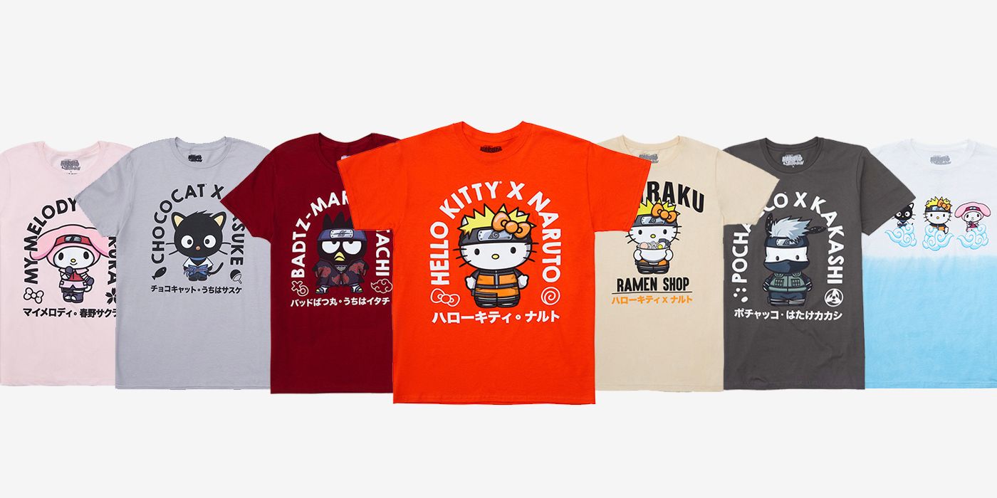 Naruto Meets Hello Kitty In BoxLunch Clothing Collab