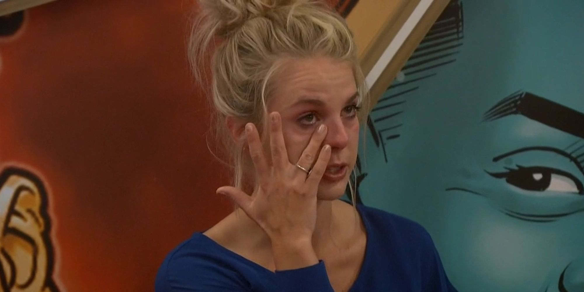 Nicole crying on Big Brother All-Stars.