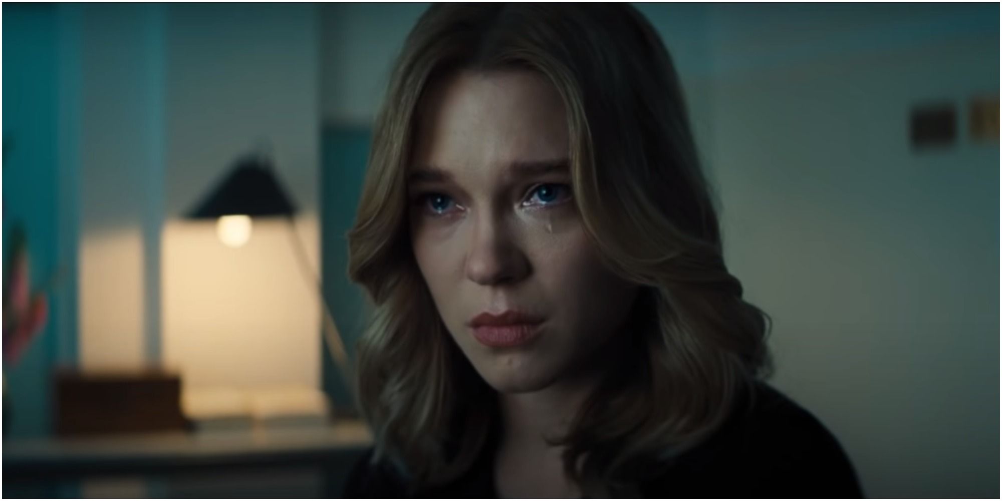 A shot of Lea Seydoux as Dr. Madeleine Swann in the No Time to Die trailer