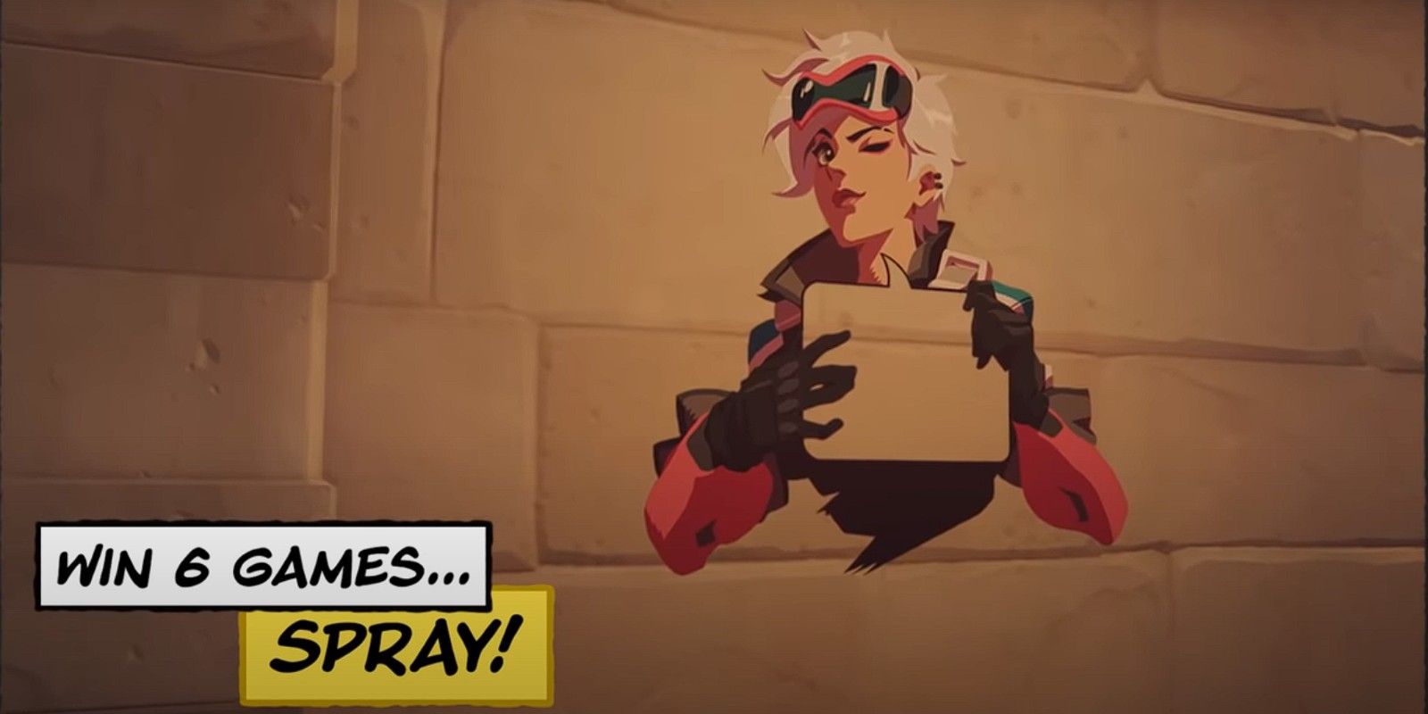 Players can unlock an exclusive Comic Tracer spray after winning 6 games in Overwatch