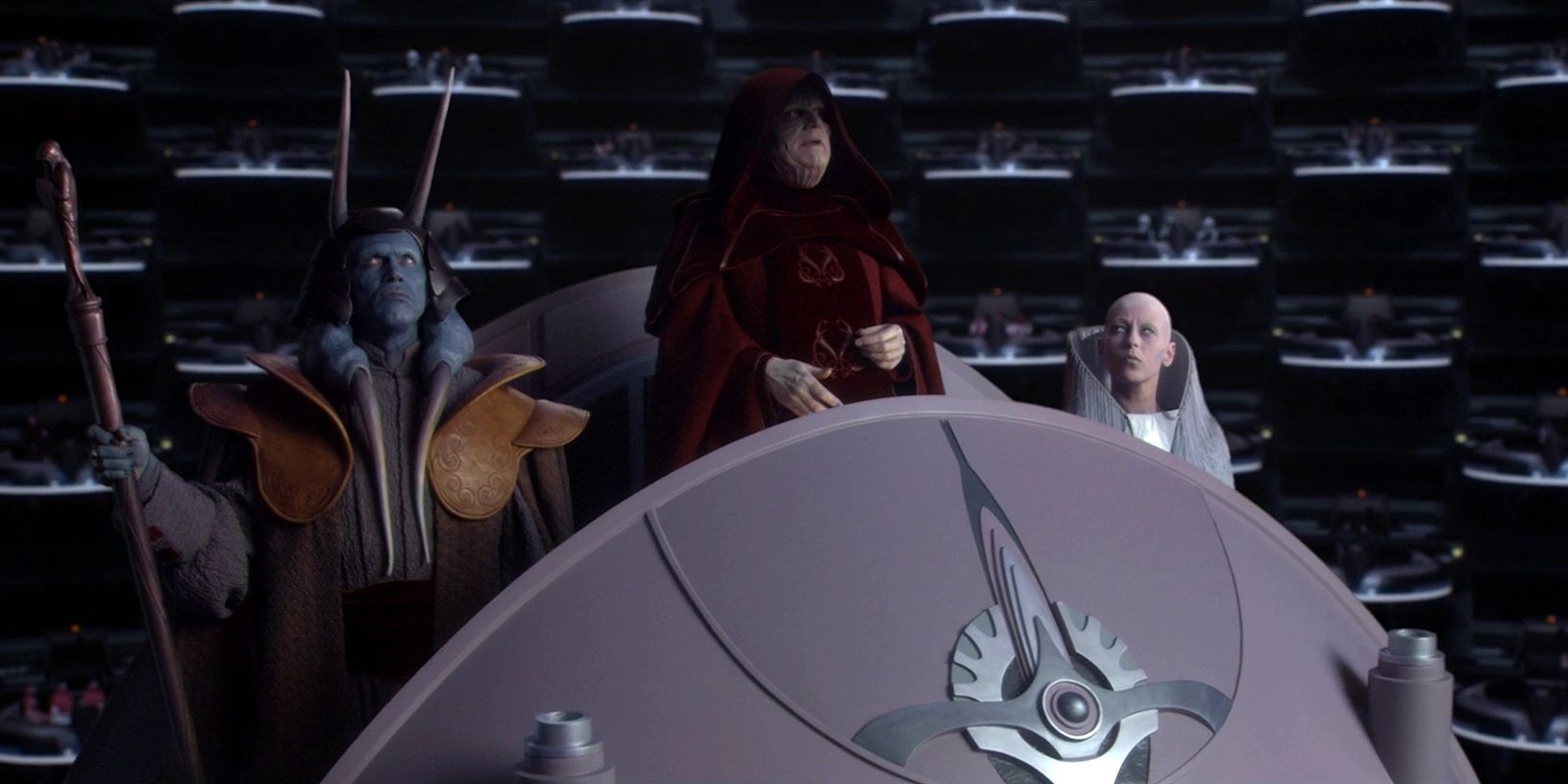 Palpatine turns the Republic into the Empire