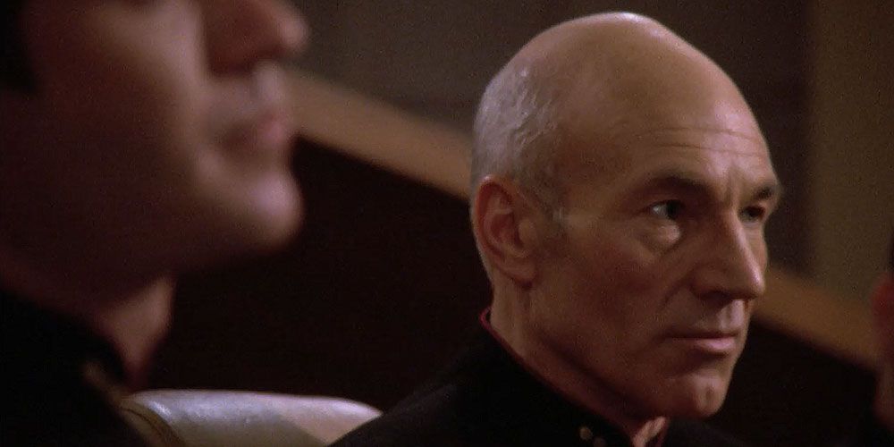 Captain Picard refuses to fire on a defenseless foe.