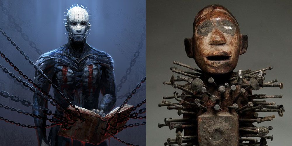 The designs that influenced Pinhead's look