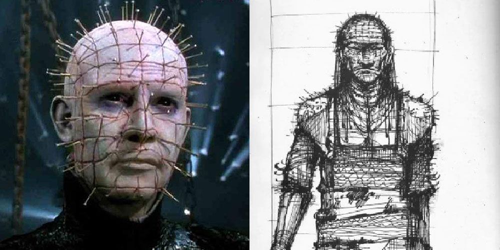 A cosplayer dressed as Pinhead from the movie Hellraiser during the MCM  Comic Con held at the NEC Birmingham Stock Photo - Alamy