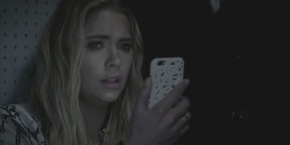Hanna while being kidnapped on Pretty Little Liars