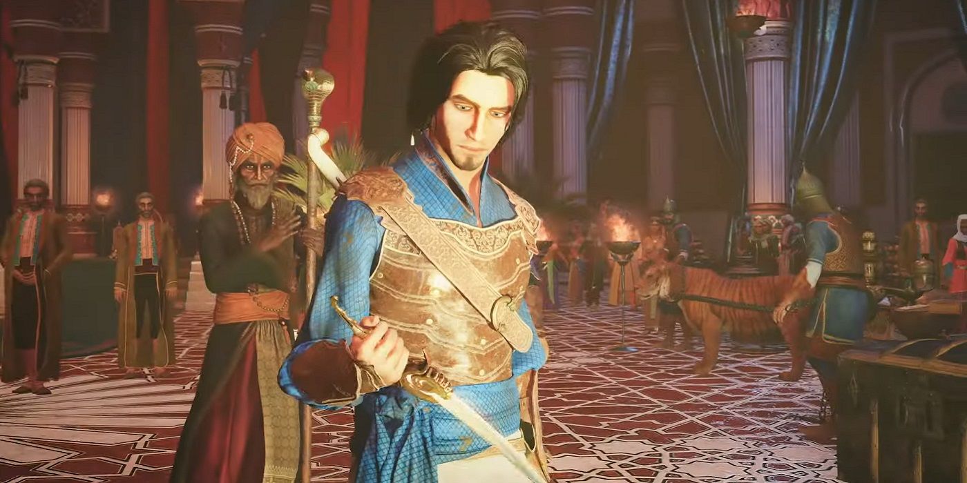 There's a playable version of the Prince of Persia: Sands of Time remake  somewhere - because someone is unlocking its trophies