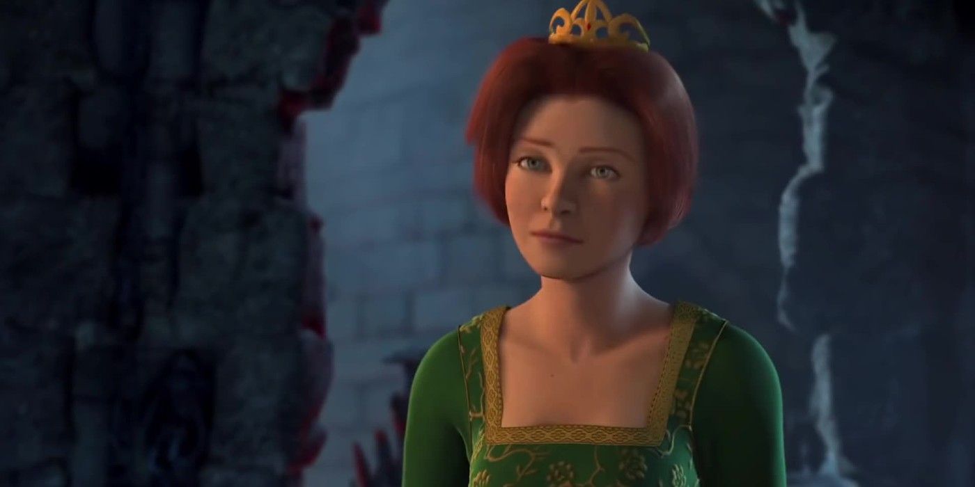 Princess Fiona looking serious in Shrek