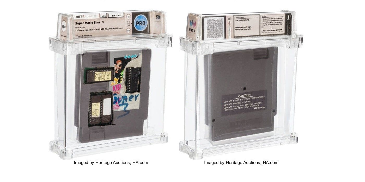 Rare Super Mario Bros. 3 Prototype Sold At Auction