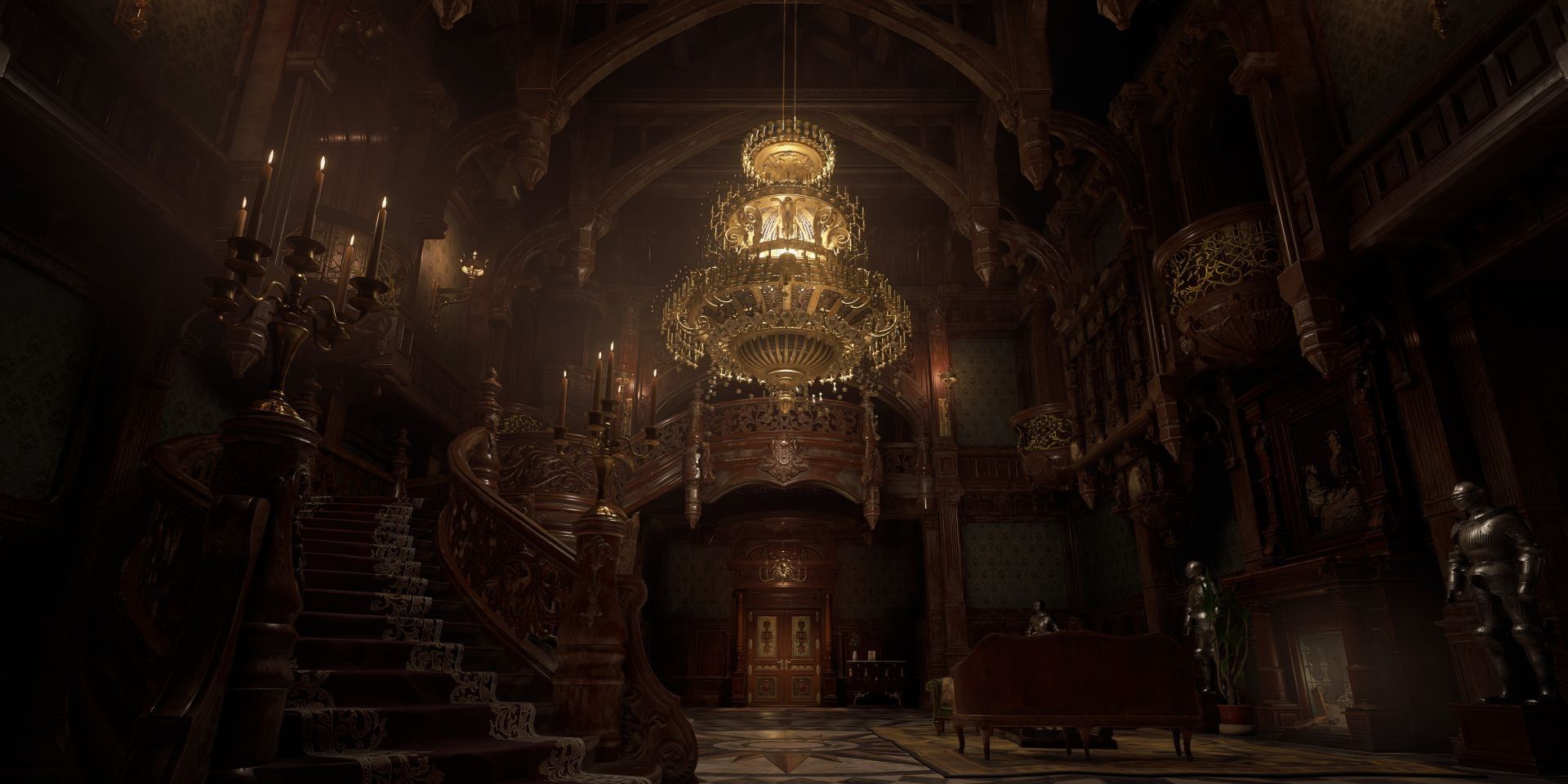 Staircase from Resident Evil 8