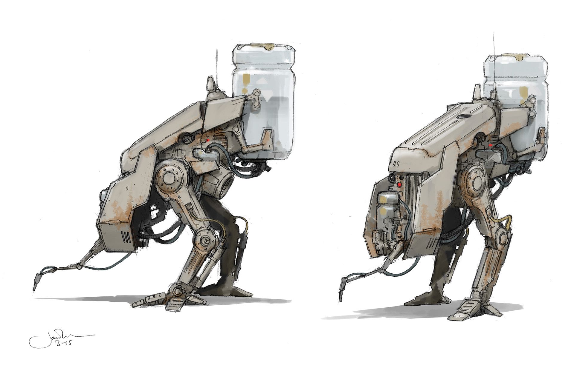 Rogue One Agricultural Droid Concept Art