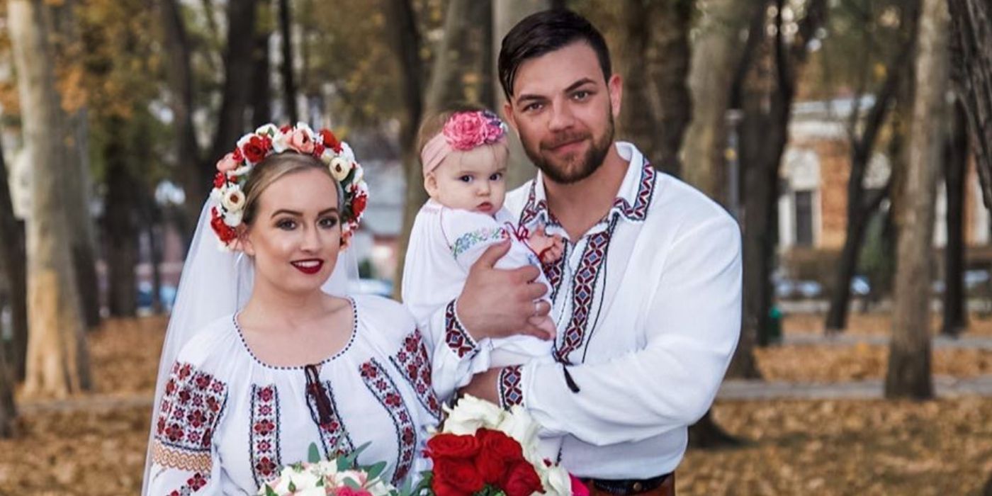 Elizabeth Potthast and Andrei Castravet: TLC: 90 Day Fiancé moldovan wedding outfits