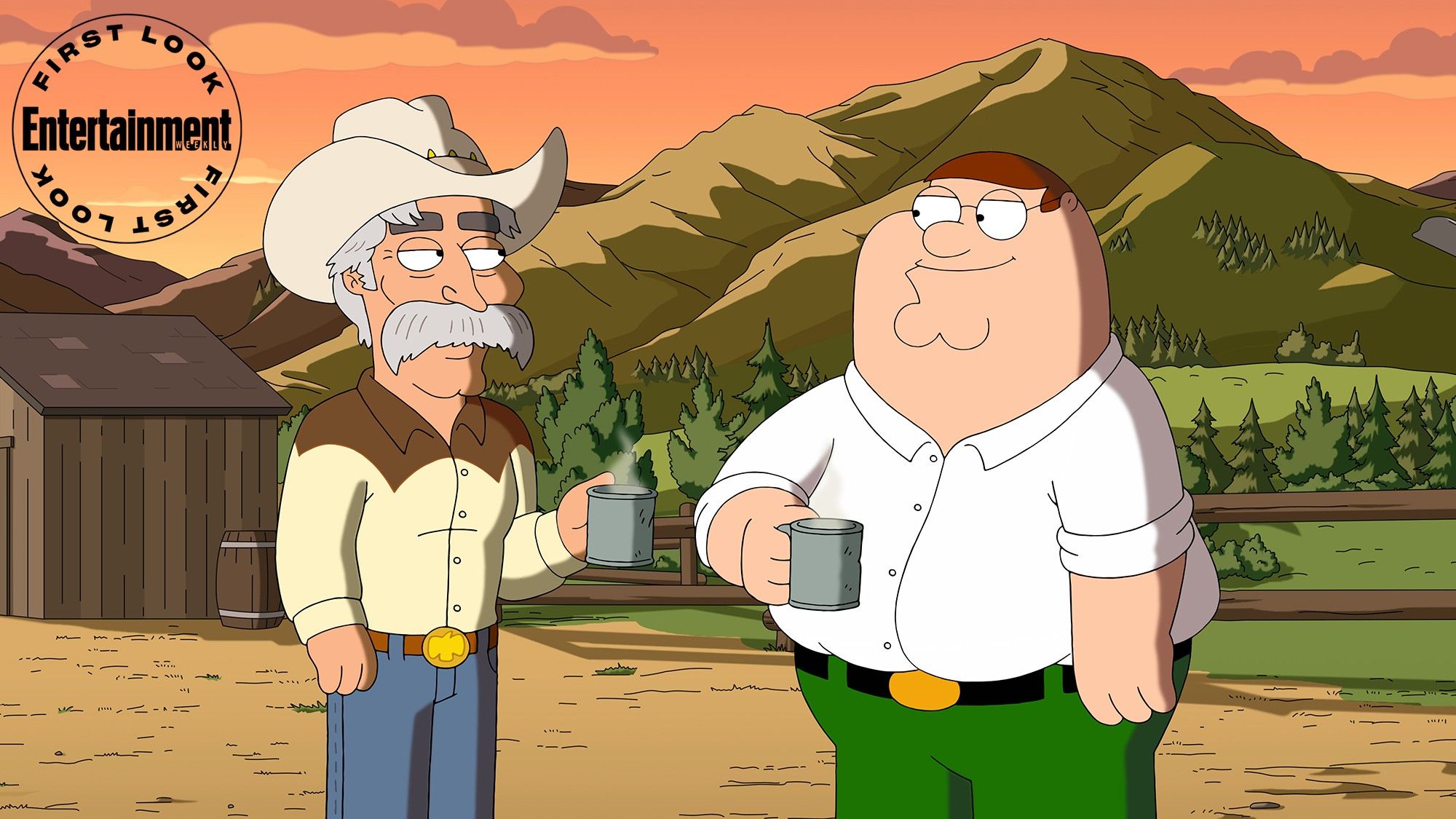 Sam Elliott as new Quahog mayor Wild Wild West in Family Guy