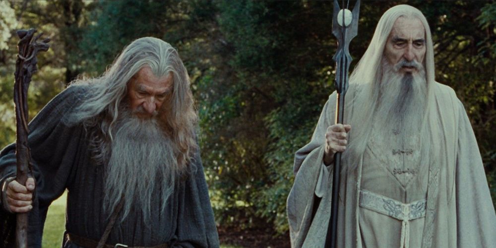 Saruman walks with Gandalf