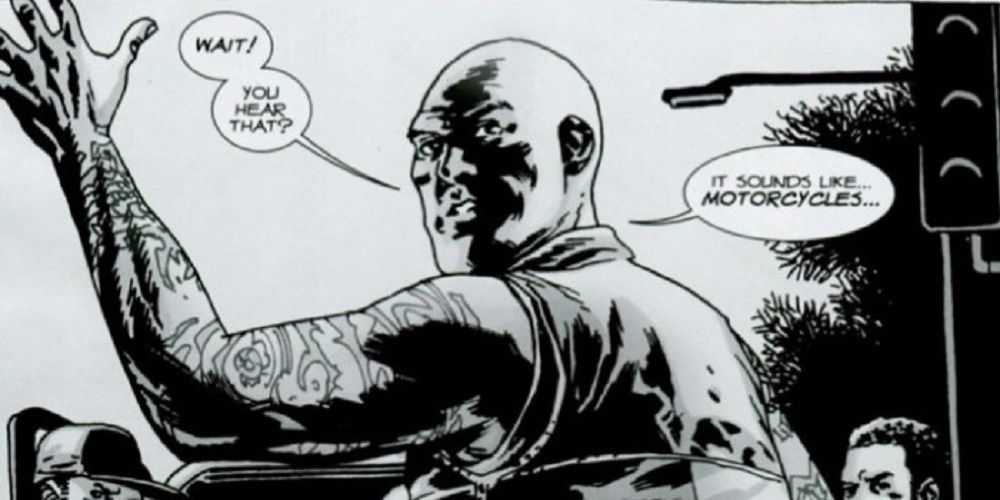 Scavenger Derek in Walking Dead comics