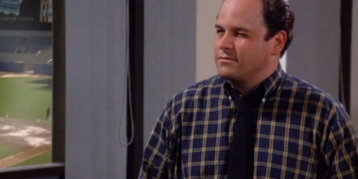 George Costanza winking at his boss