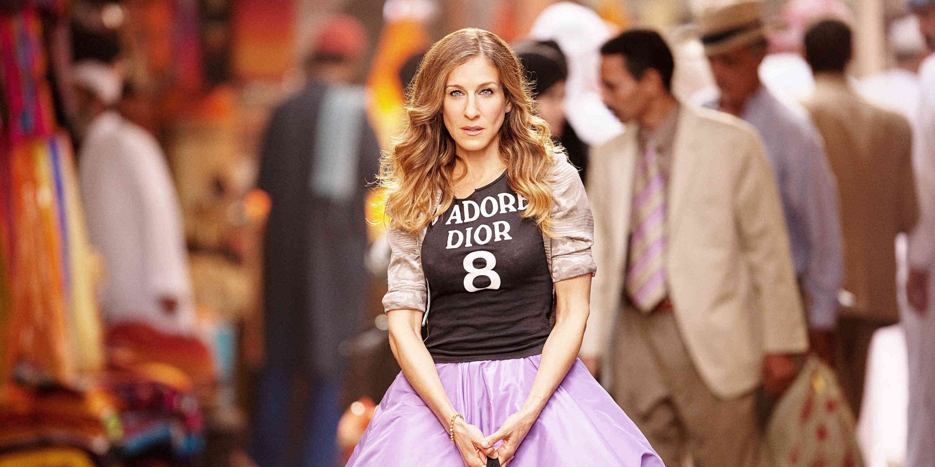 Carrie Bradshaw (Sarah Jessica Parker) in &quot;Sex and the City 2.&quot;