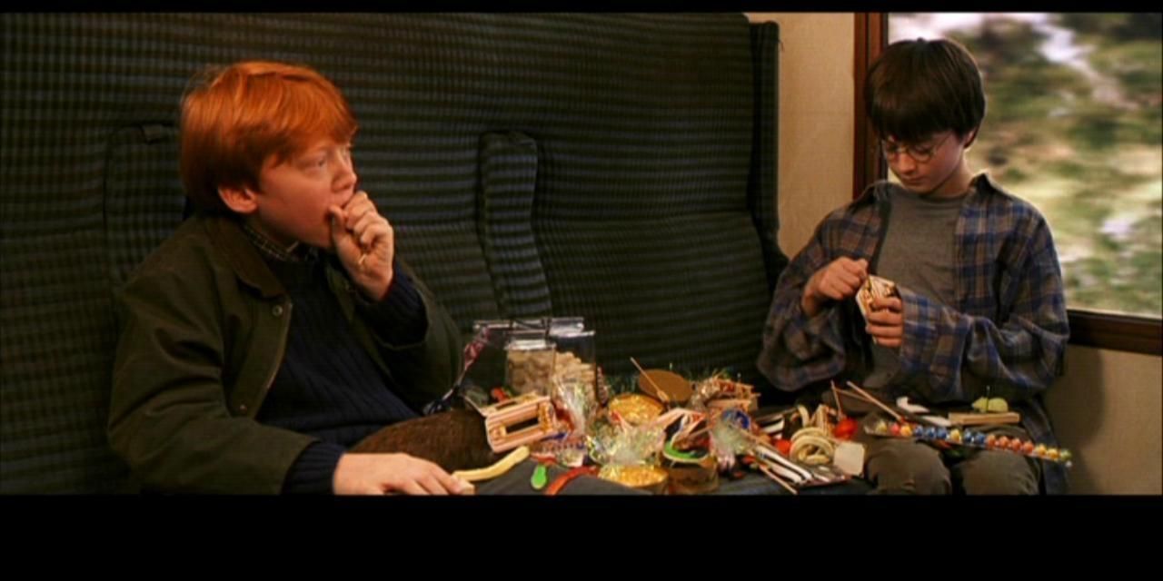 Sharing Food On The Train