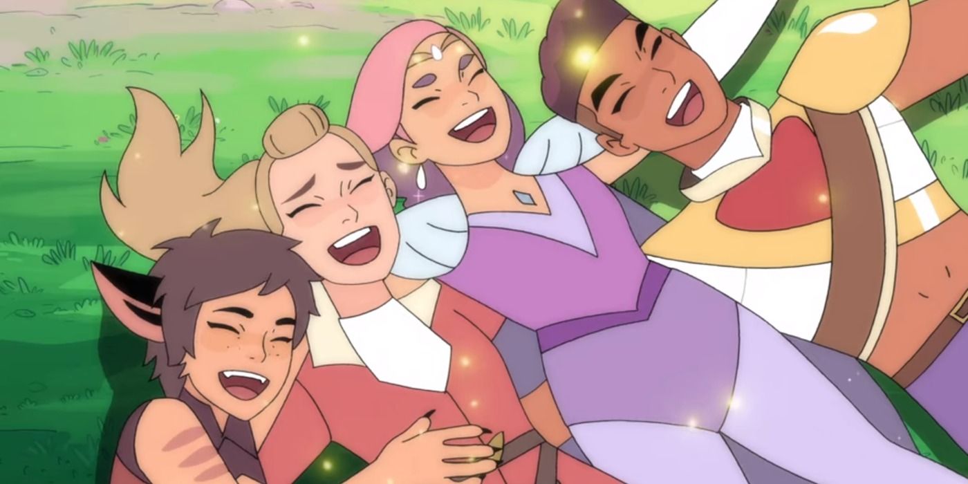 The main cast of She-Ra in episode The Heart Part 2