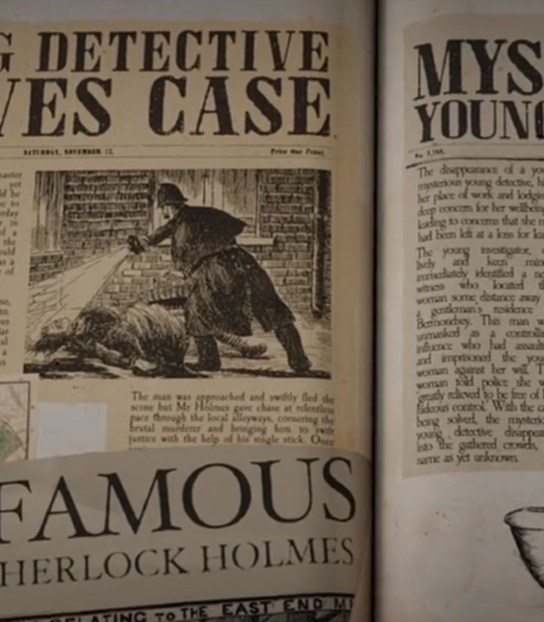 Sherlock Holmes News Articles Enola Holmes Vertical