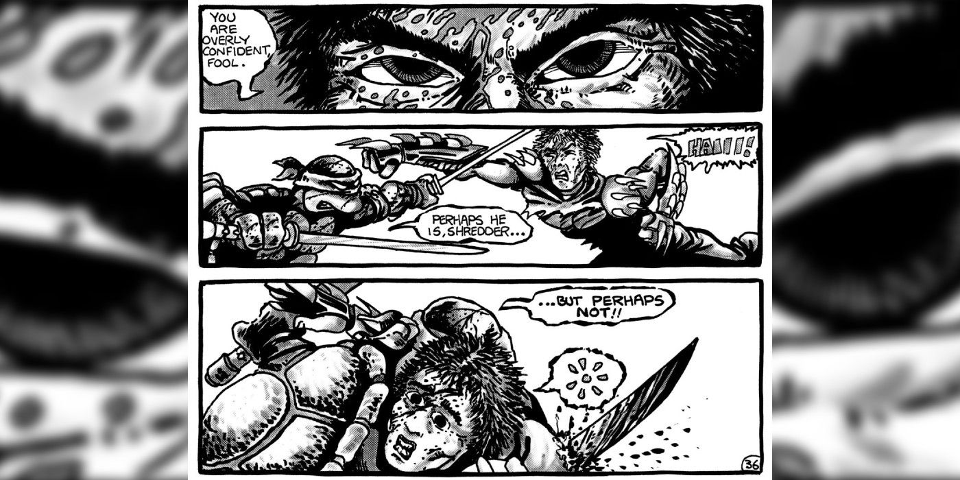 Shredder death TMNT