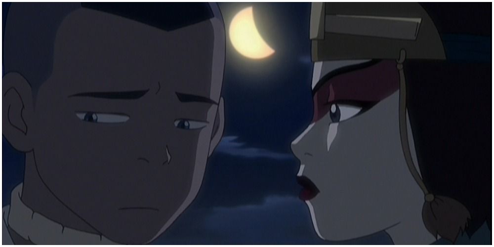 Sokka Refuses to Kiss Suki In Front of the Moon