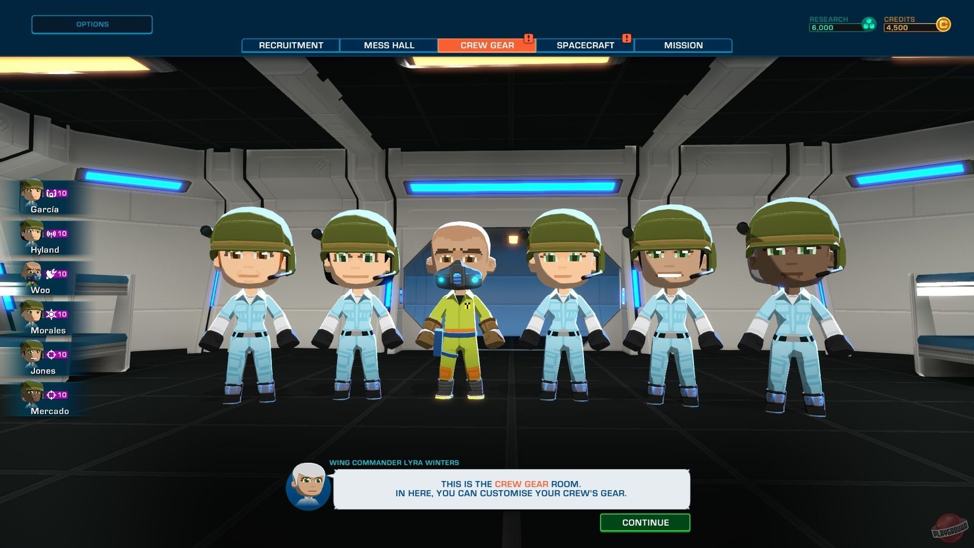 Space Crew Recruits