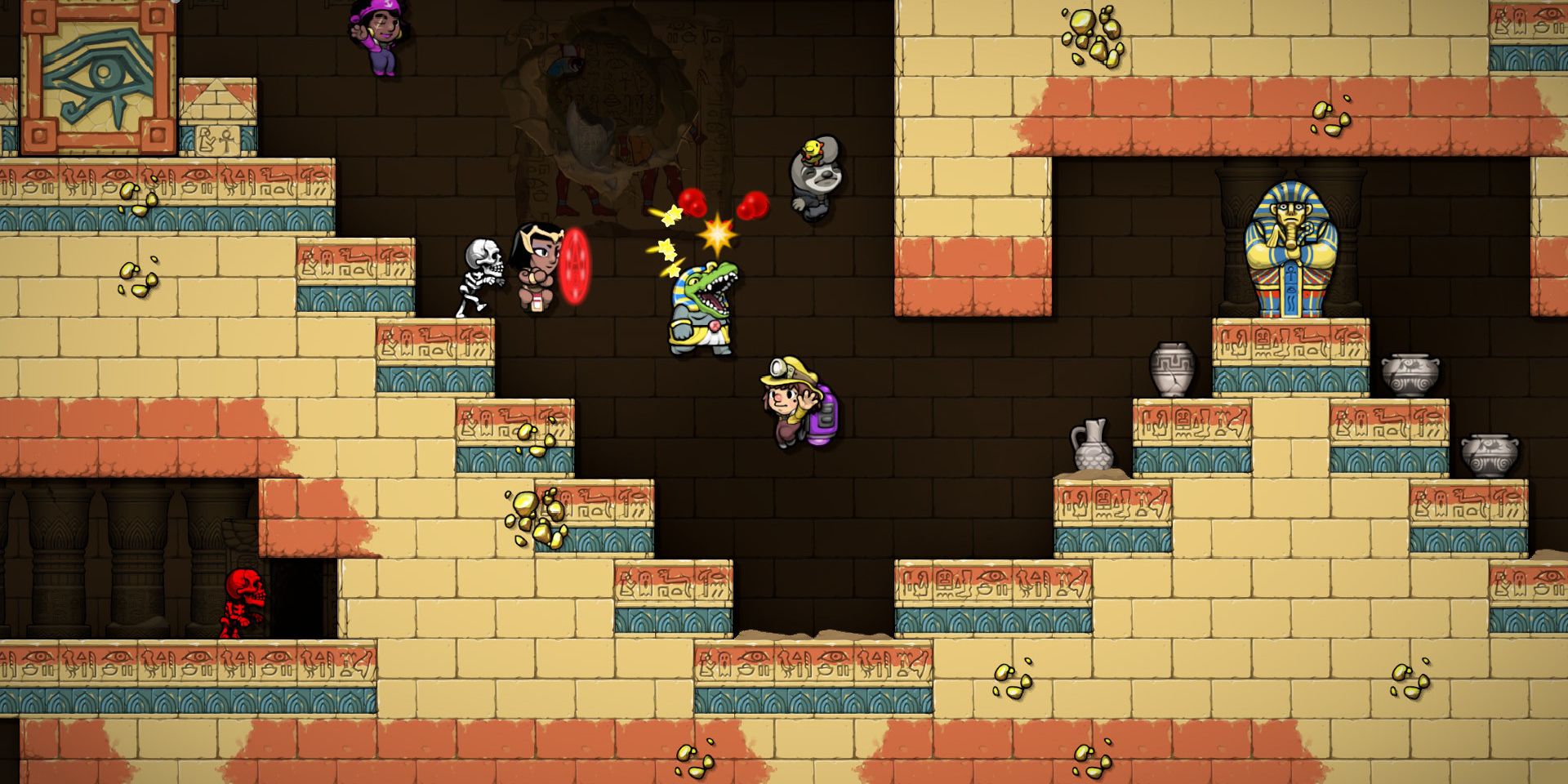 Temple of Anubis in Spelunky 2