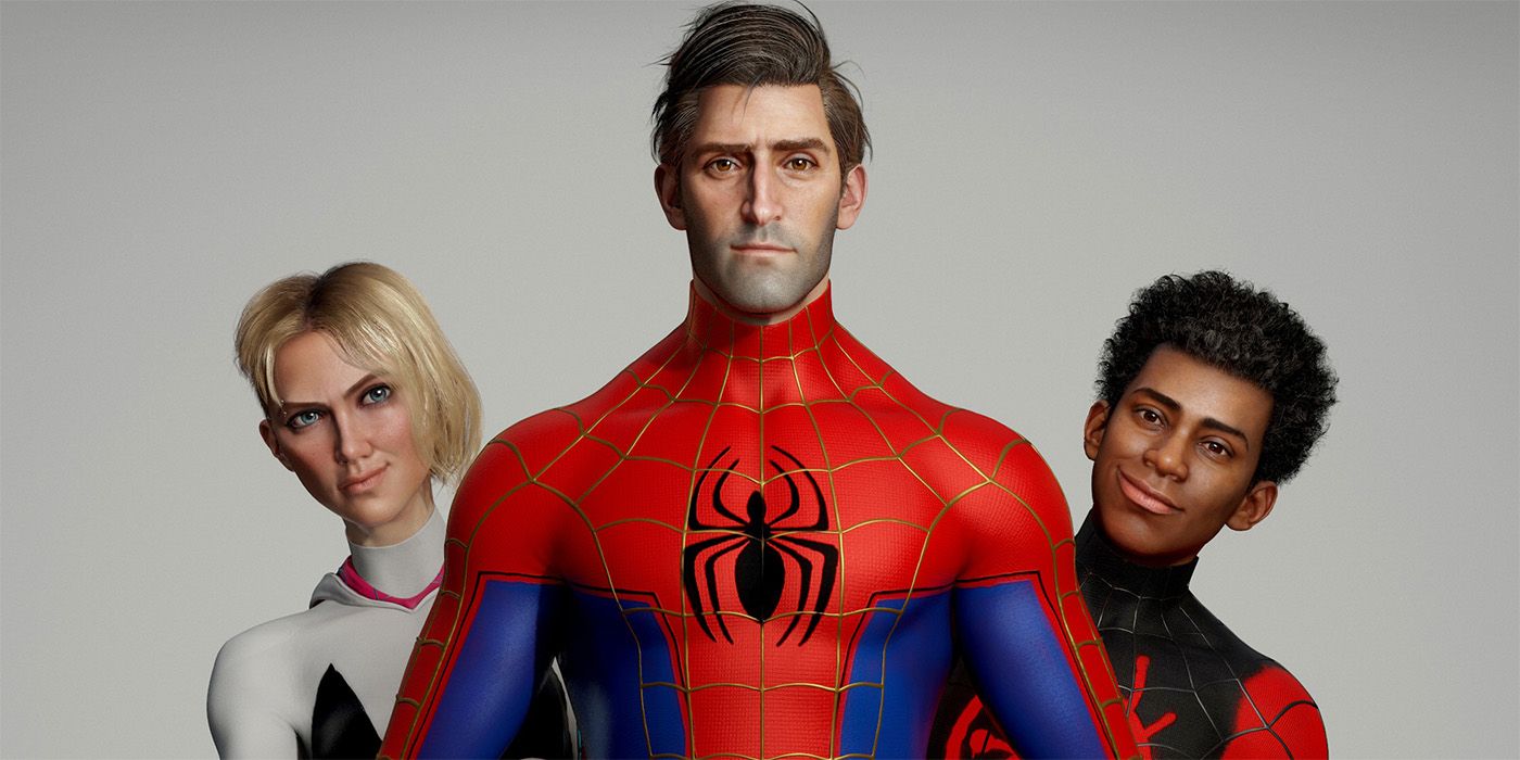 Spider-Verse CGI Cover