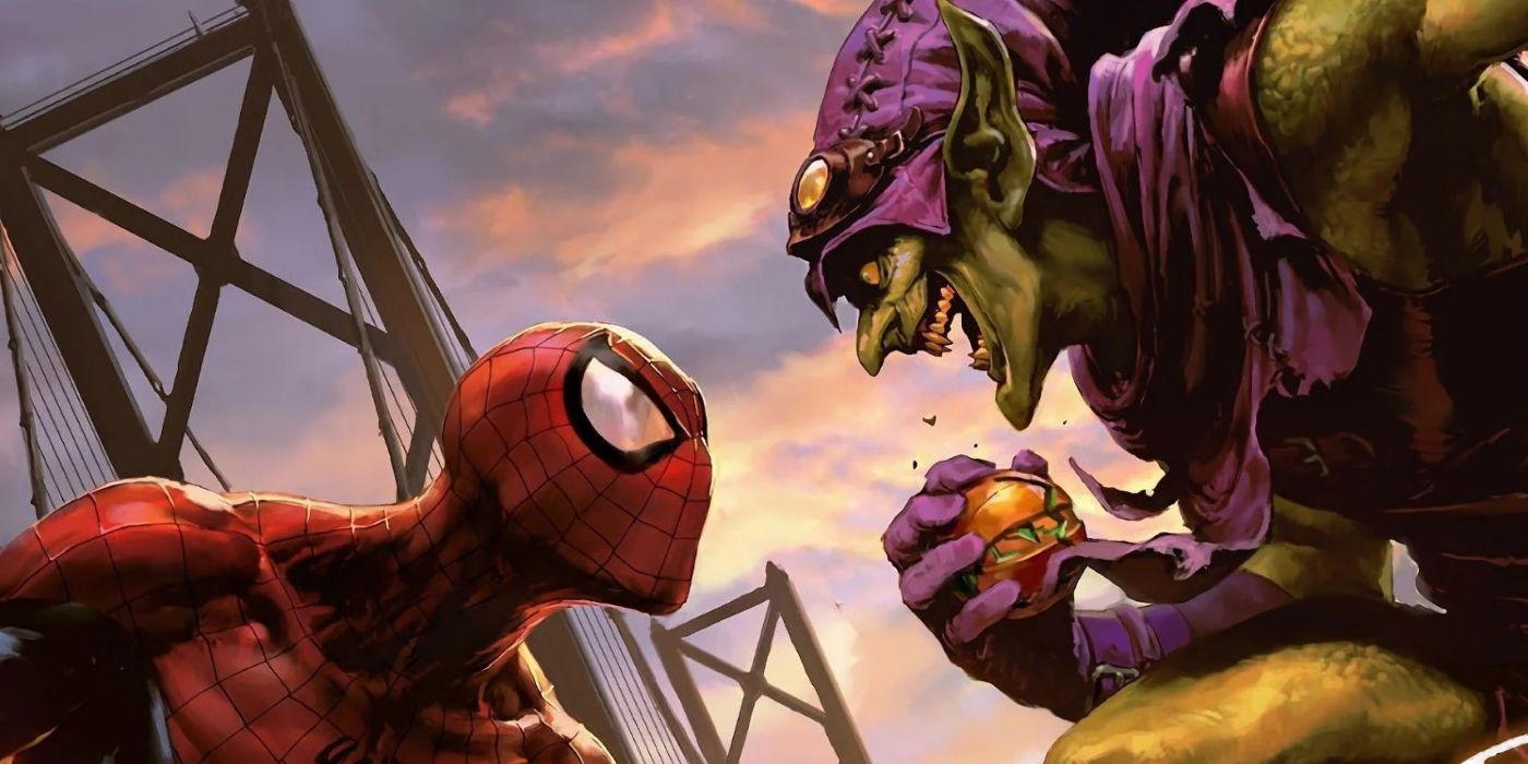 Spider-man and Green Goblin