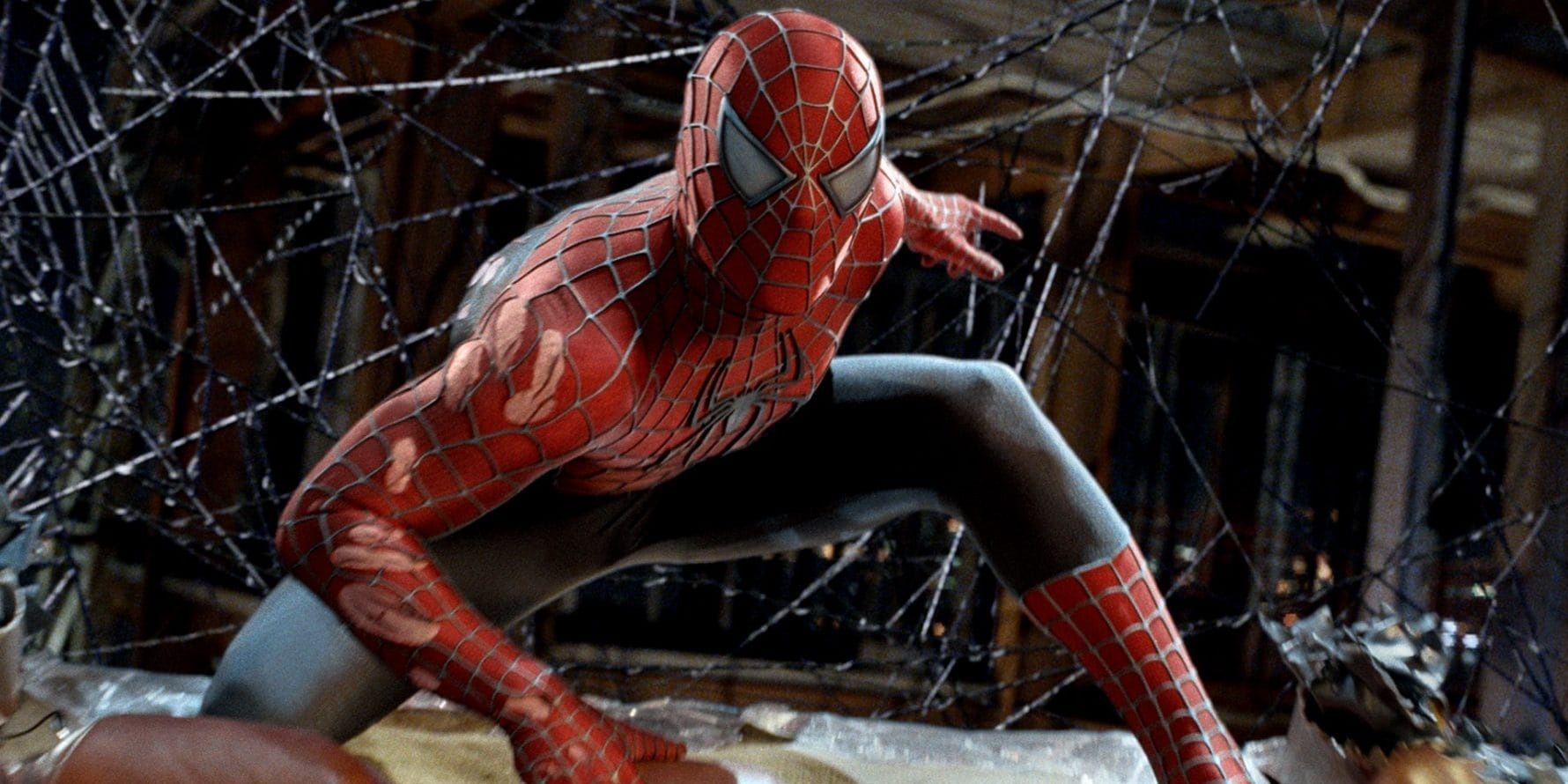 Spidey in action in Spider-Man 2