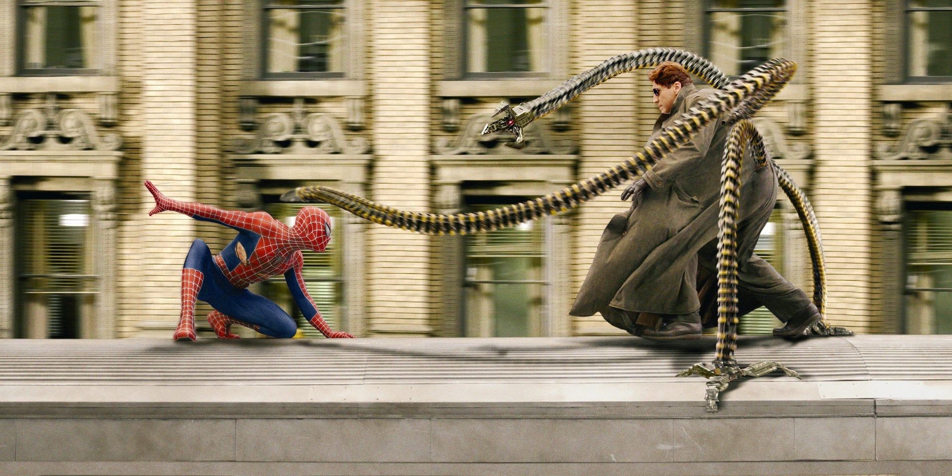 Spidey versus Doc Ock in Spider-Man 2