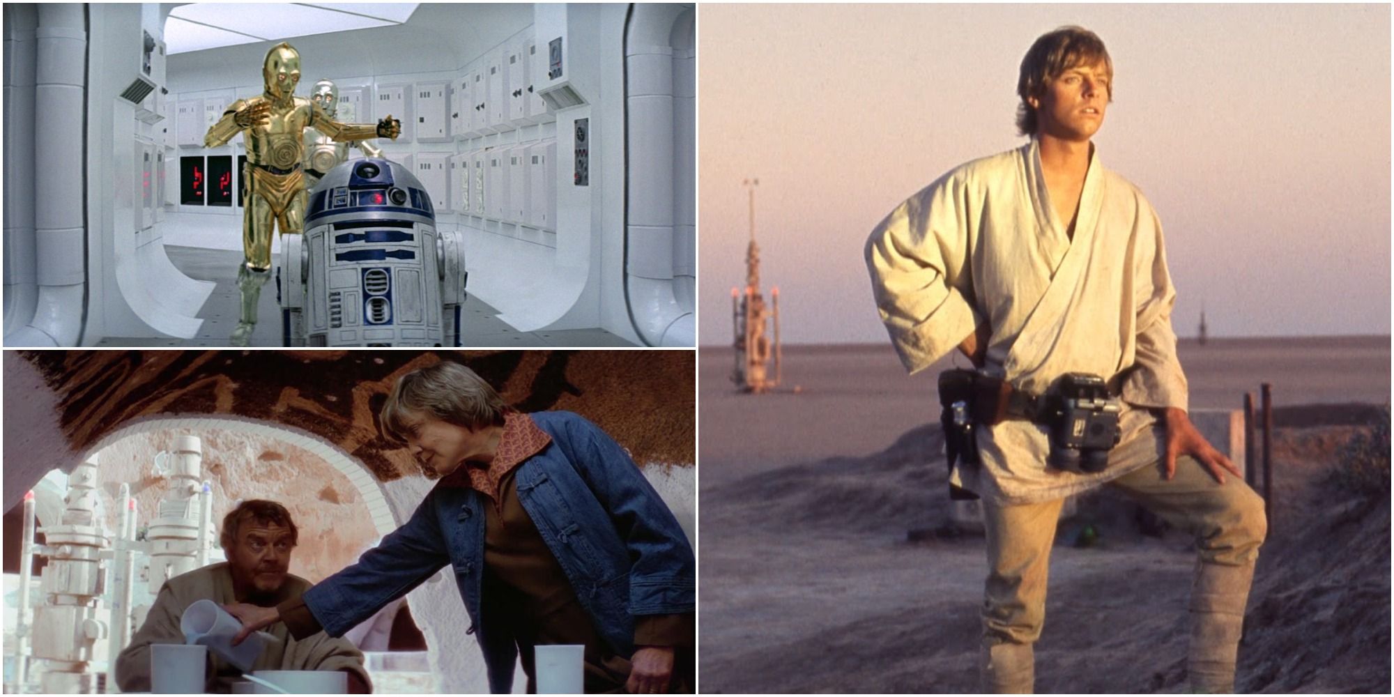 Star Wars A New Hope Characters Feature Collage