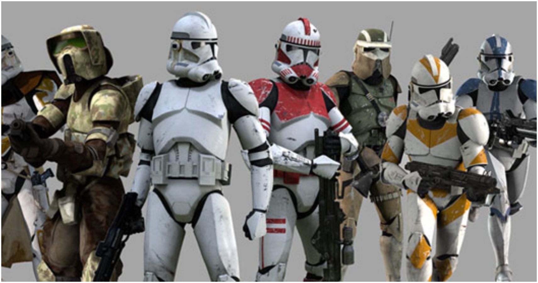 Star Wars Clone Trooper Variants
