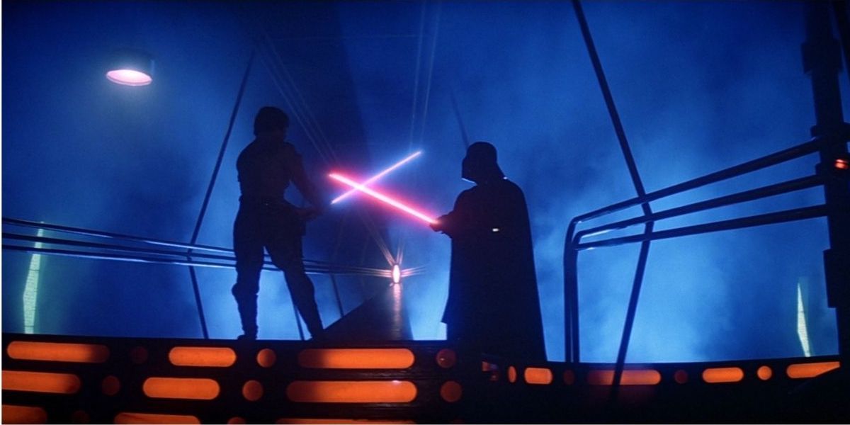Luke and Vader duels on Bespin