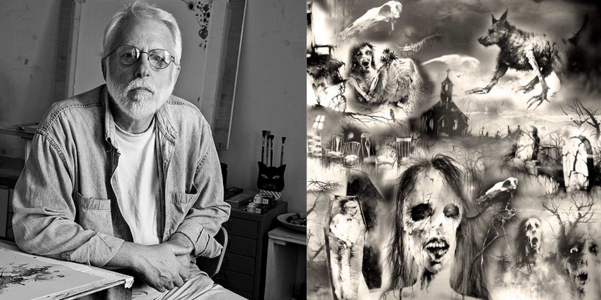 Stephen Gammel and his illustrations for Scary Stories To Tell In The Dark
