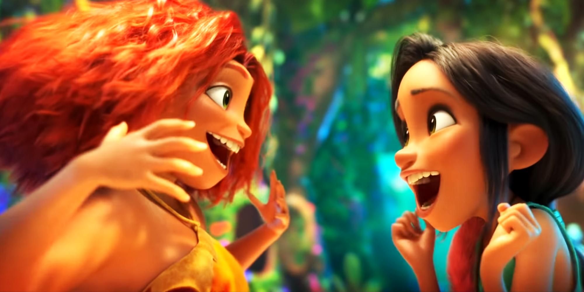 Eep and Dawn The Croods 2 trailer