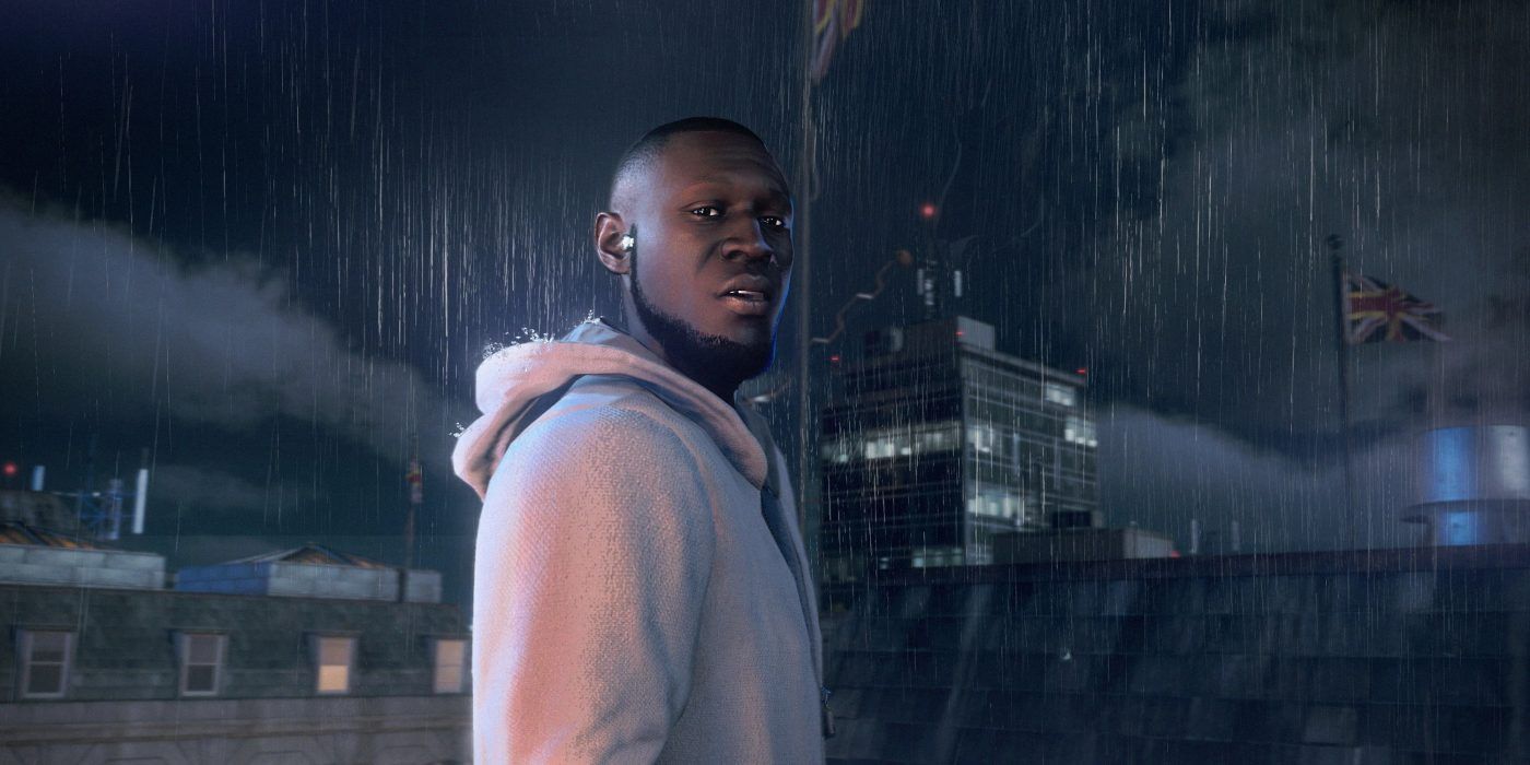 In-game footage of Stormzy in Watch Dogs: Legion by Ubisoft.