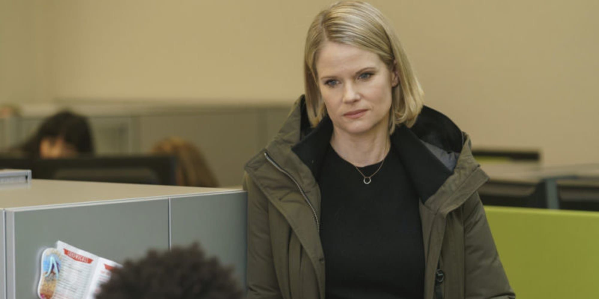 Laura Nagel in an office