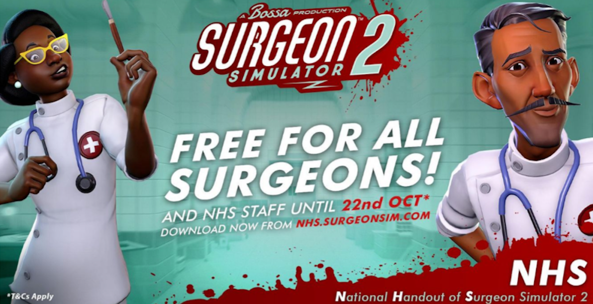 Banner for Surgeon Simulator 2 NHS Giveaway
