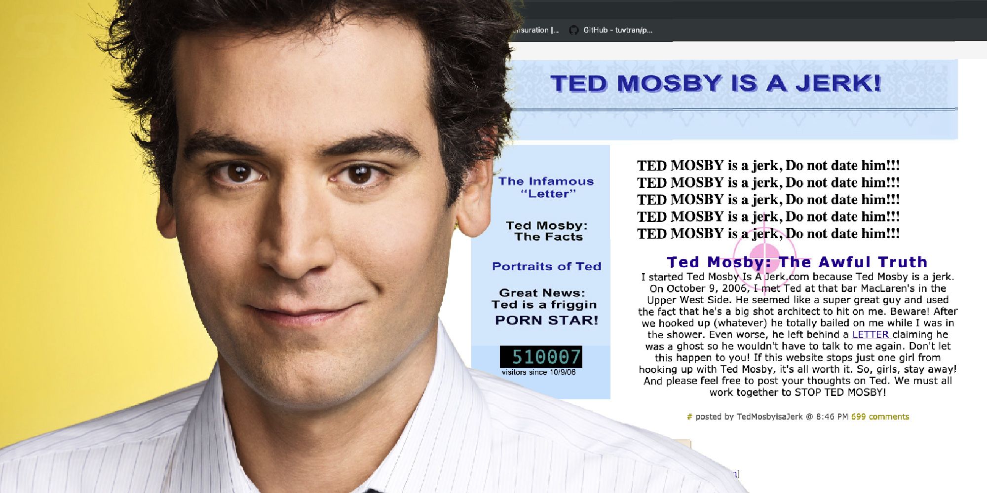 Ted mosby How I met your mother website