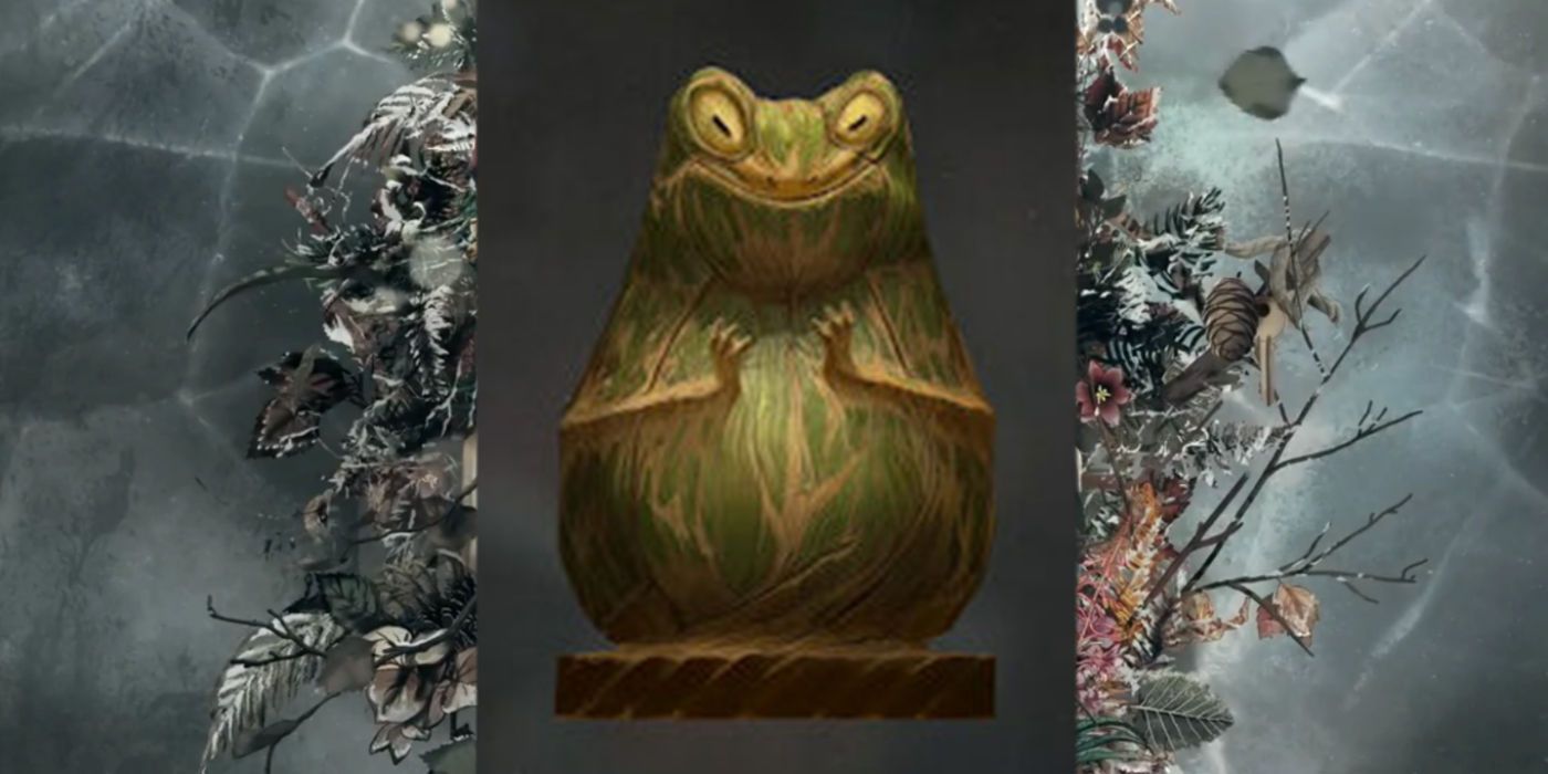 Tell Me Why Frog Figurine