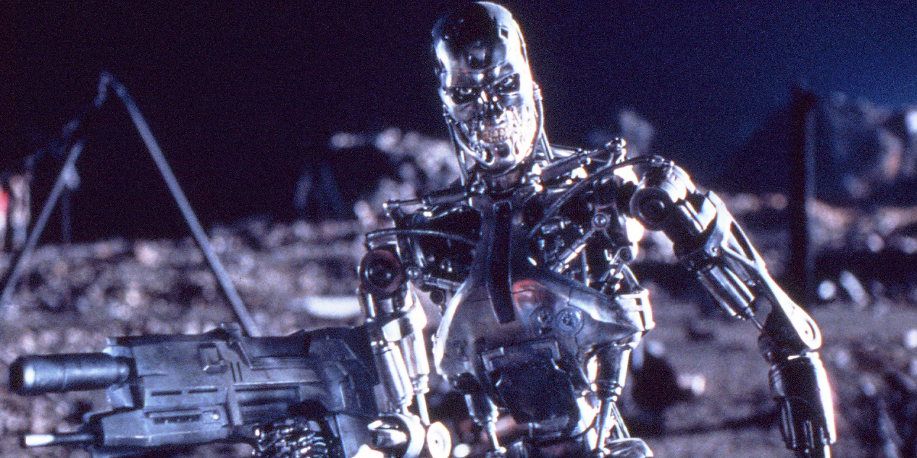 T-800 android stripped of its human skin.