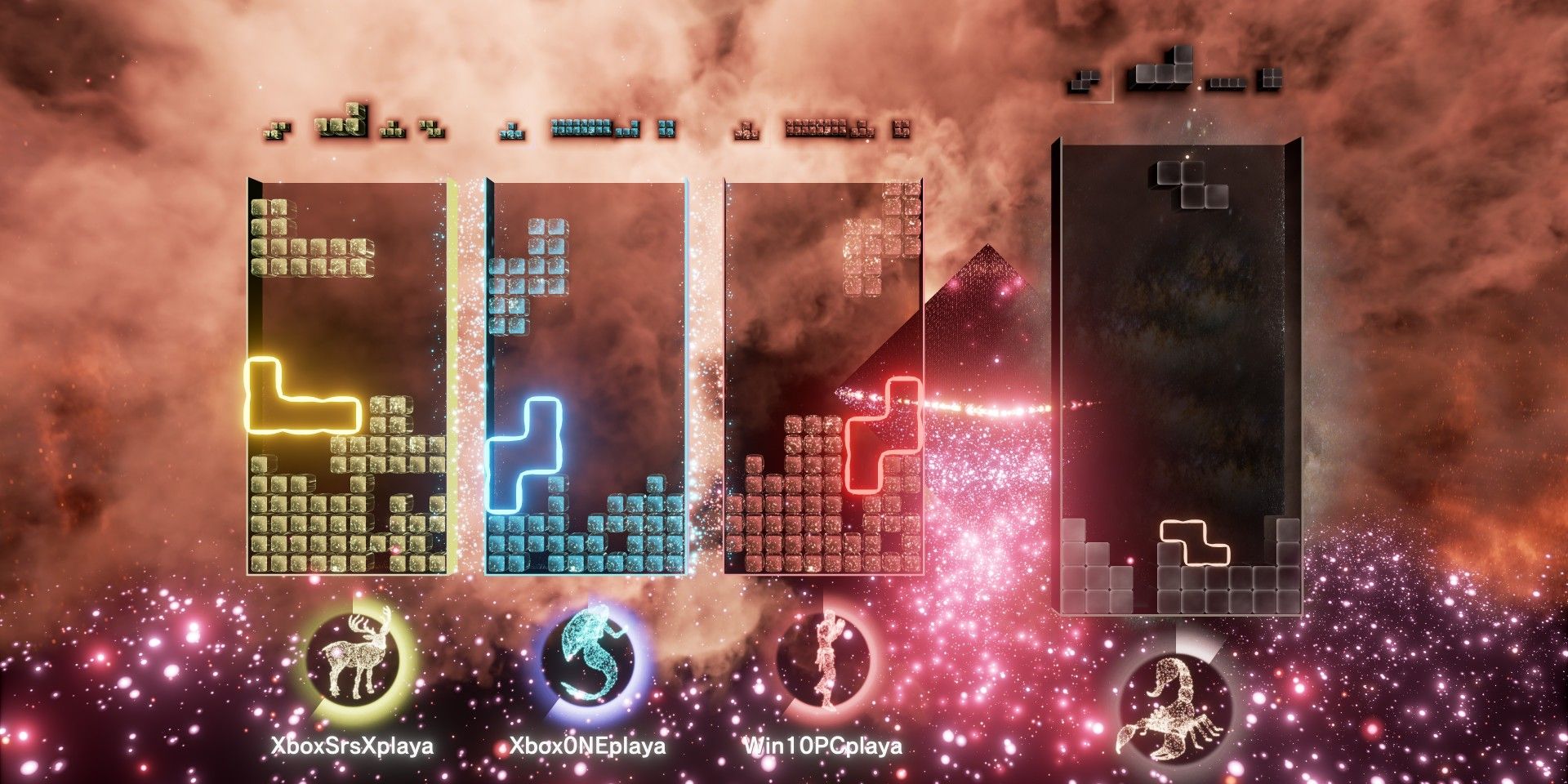 Screenshot from Tetris Effect Connected