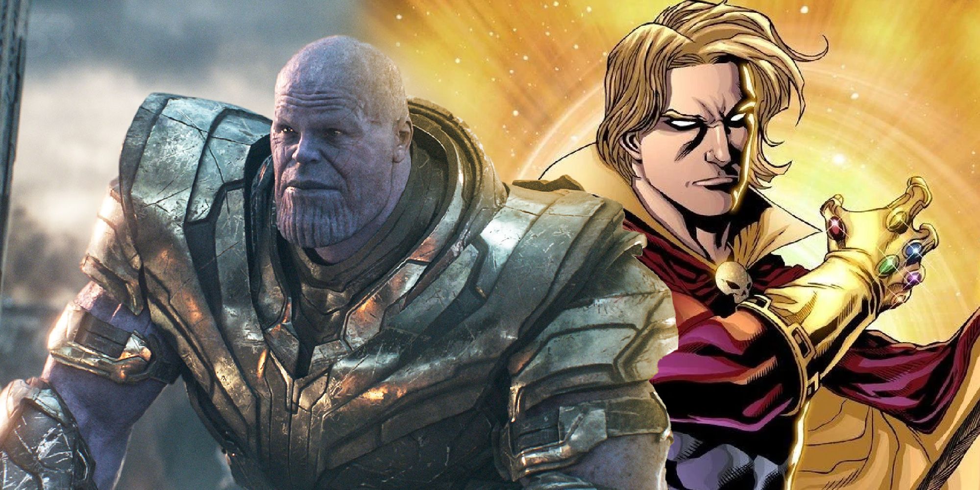 Thanos Avengers endgame Adam Warlock