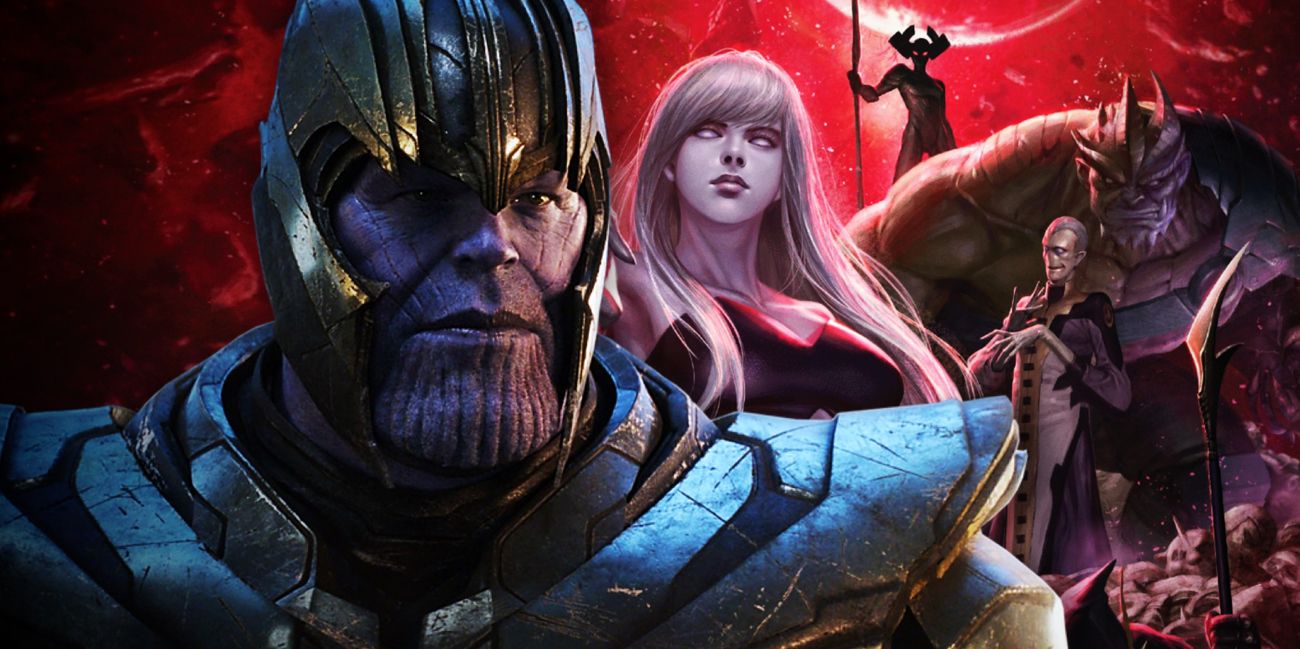 Thanos and Black Order Comic Team