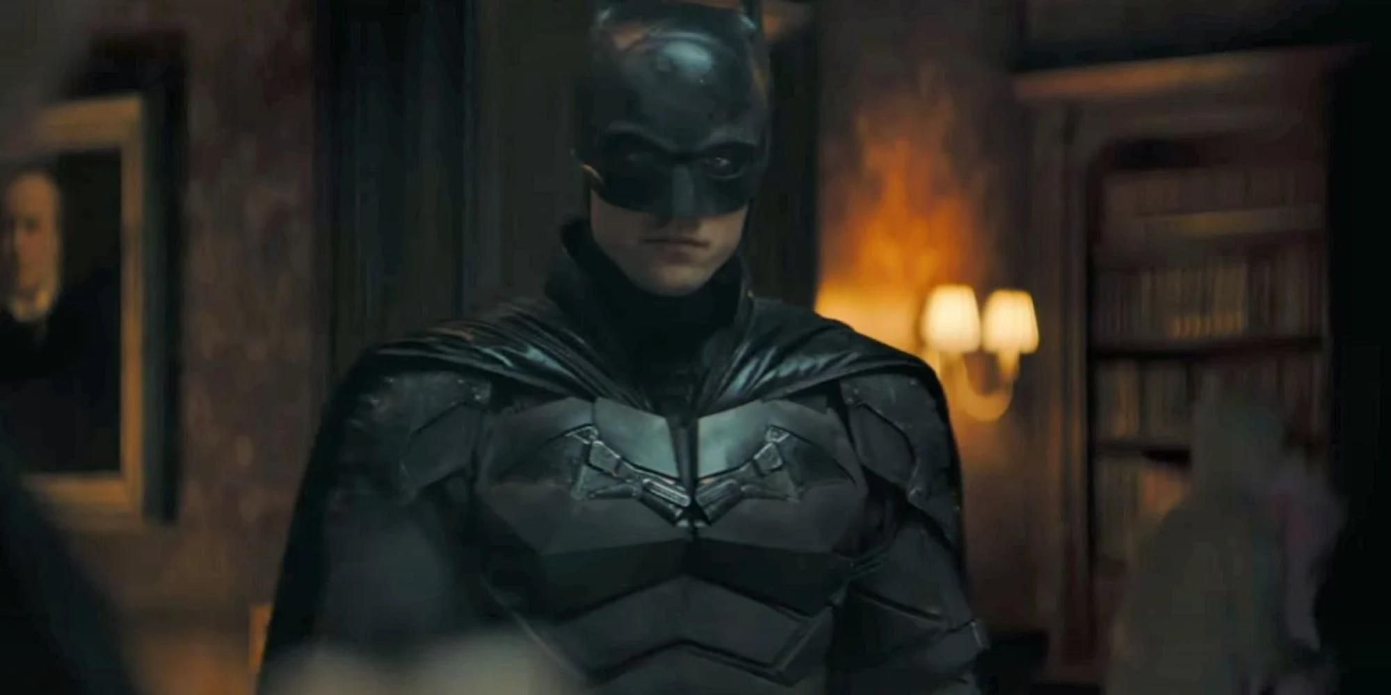 The Batman in costume