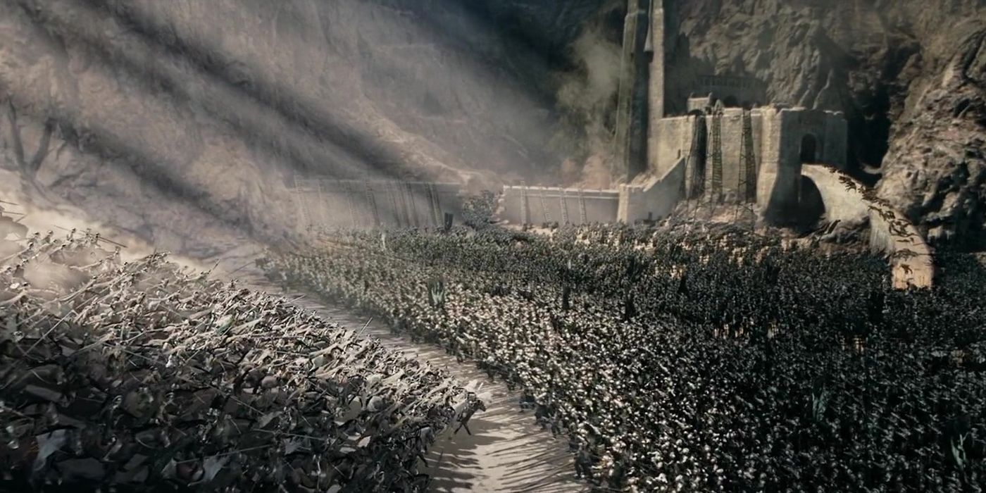 The Battle of Helms Deep in The Lord of the Rings The Two Towers