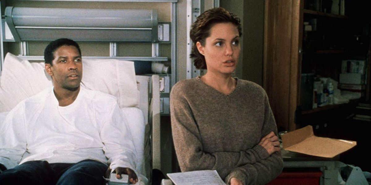 Angelina Jolie and Denzel Washington in The Bone Collector